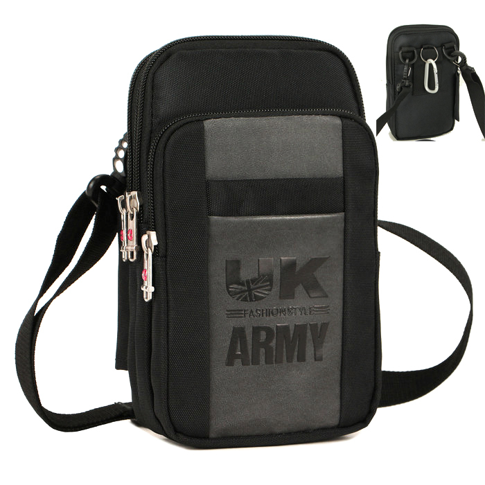   㸮    㸮   Ʈ  7 ġ ĳ־ Ĵ ĳ־ ȭ  UK0150X/Men&s Military Black Waist Bag Army Belt Bag 7 inch Phone Case Pouch Casual Fanny p